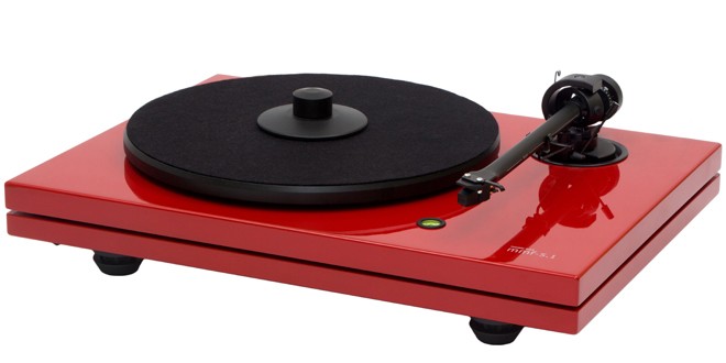 Music Hall - MMF-5.3LE Turntable In High Gloss Ferrari Red W/Ortofon 2M