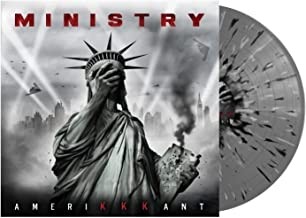 Ministry -  Amerikkkant (Grey with Black/White Splatter)