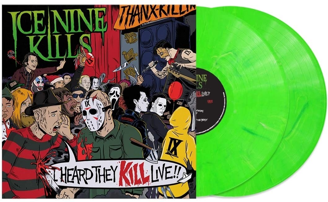 Ice Nine Kills - I Heard They KILL Live (Neon Green Marble) 2XLP Vinyl