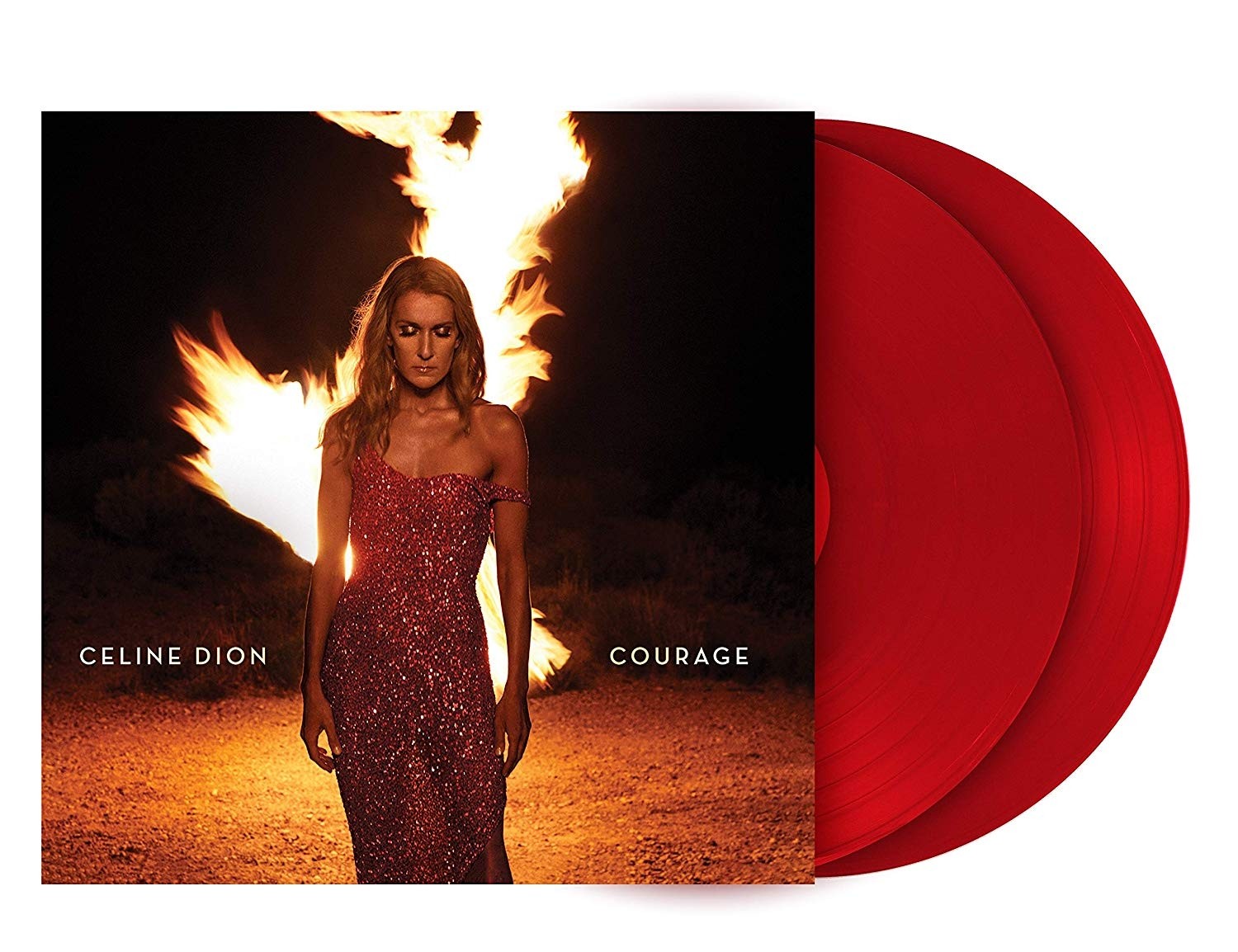 Celine Dion - Courage (Red) 2XLP