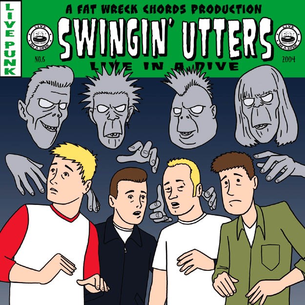 Swingin' Utters - Live In A Dive LP