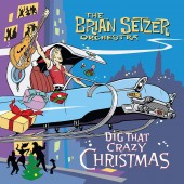 Brian Setzer & The Brian Setzer Orchestra - Dig That Crazy Christmas (Red/White Splatter) Vinyl LP