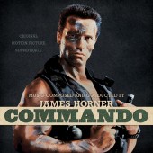 James Horner - Commando: Original Motion Picture Soundtrack (Bone with Black Paint Splatter) 2XLP Vinyl